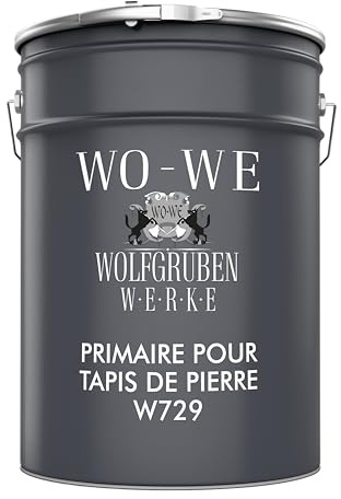 WO-WE Primaire pour Tapis de pierre - W729 Apprêt - Parfait adhérence - Revêtement de sol - 10 Kg