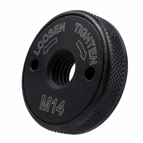 Gasea M14 Quick Release Clamping Nut, Fast Tighten and Release Clamping Flange for Angle Grinders Machine Fixing Attachment