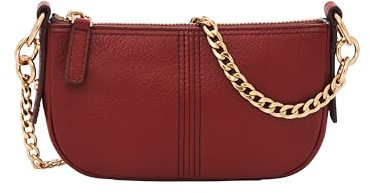 Fossil Jolie Red Leather Crossbody bag for Women