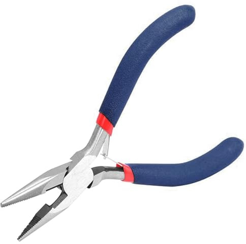 Needle Pliers 12cm Jewelry Pliers Jewelry Making Tool Precision Pliers Small Needle Nose Pliers for Jewelry Repair,Wire Bending,Grip