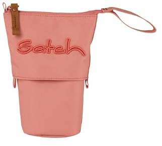 Satch Pencil Slider Nordic Coral - Korall | Federmäppchen mit stehenden Stiftehaltern, 3 Innenfächern, Geheimfach und aus recycelten Materialien gefertigt