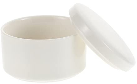 Weiße Porzellan-Schmuckschatulle, Vintage-Ringe, Stirnband-Organizer, runde Geschenkbox, Schmuck-Geschenkbox, kleine Keramik-Schmuckkästchen mit Deckel, Ringhalter for Schmuck, Keramik-Aufbewahrungsbo