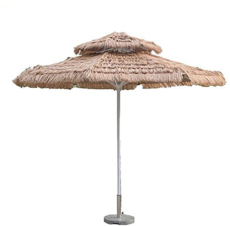 QUSYZD Sombrillas, sombrillas de paja, sombrillas para patio con techo de paja, terrazas de piscina y sombrillas de jardín utilizadas en jardines, patios, playas, buen,