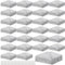 APACALI 30PCS Fence Post Caps 3 x 3inch, 74 x 74mm Fence Post Toppers, Deck Post Caps, Fence Post Covers for Fence Post Protection and Decoration, Silver