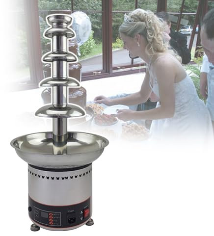 MáQuina De Fuente De Chocolate Profesional, Capacidad MáXima De 8 Kg, Calentamiento Sin Agua, Control De Temperatura Ajustable, Para Fiestas,5tiers-220V