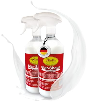 Scheidler horse-direkt Star-Sheen Mähnenspray für Pferde 2x1000ml– Langanhaltendes Schweifspray für brillanten Glanz - Leichtes Kämmen & Fellpflege – Natürliches Glanzspray Made in Germany