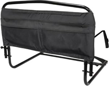 BHOUTY Bettgitter 30-Zoll-Bettgitter mit gepolsterter Tasche, klappbares Bettgitter for Erwachsene, Senioren und ältere Menschen Bettschiene