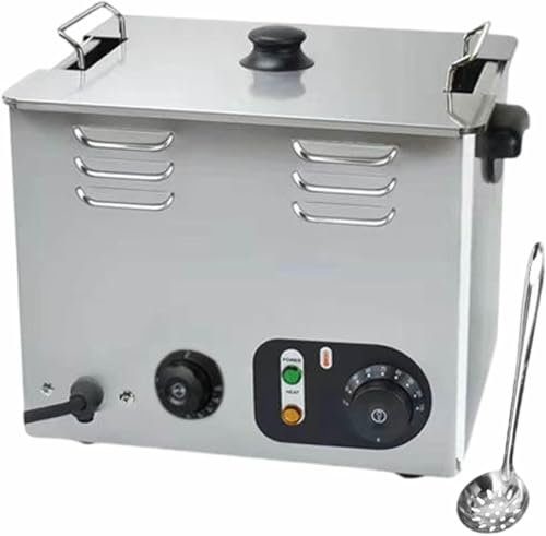 FLTRGO Cocedor de Huevos eléctrico Comercial de 2,6 kW, automático de 6 l con Control dol de Tiempo y Temperatura, con Capacidad para 45 Huevos y Calentamiento rápido~/