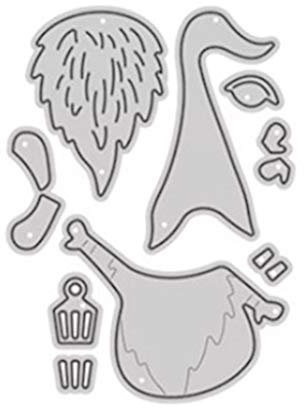 Fustella a forma di Babbo Natale, per creazioni creative su carta, regali di Natale per bambini, adolescenti, ragazzi, biglietti di auguri, porta d'ingresso