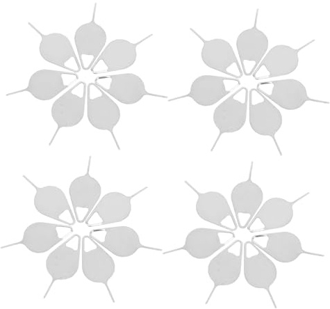 DIYEAH 200 Pièces Outils Éjecteurs de Carte Sim Acier Inoxydable Universels pour Téléphones Mobiles Aiguille de Retrait Pratique et Durable Compatible avec Tous Modèles