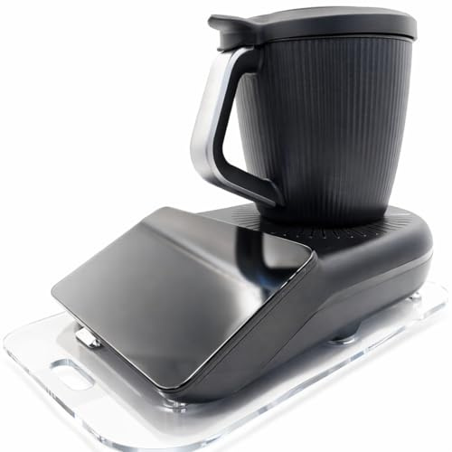 Premium Gleitbrett für Thermomix - TM7 - Hochwertiger Gleiter aus Premium Acrylglas - MADE IN GERMANY - wackelfreies verschieben ohne Mühe! (Transparent)