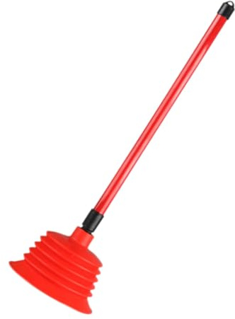 SMASOLO Sturalavandini Potente per WC Ventosa Resistenti, Strumento per La Pulizia del Bagno Maniglia Antiscivolo, Accessorio per Sgorgare Scarichi e Disostruire Water