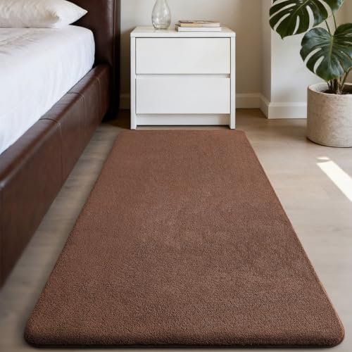 Homaxy Moderner Teppich Läufer Anti-Rutsch Kurzflor Matte, 60x100 cm