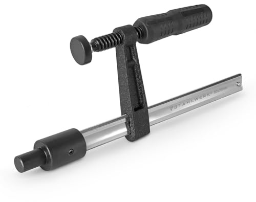 STAHLWERK Spann- und Schraubzwinge 80 x 200 mm für Schweißtisch D16