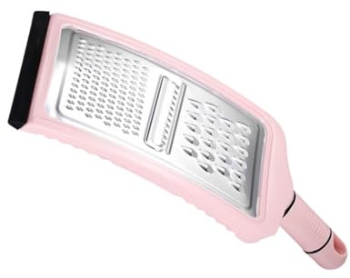 SUPVOX Rallador de Verduras Rosa de Cocina de Acero Inoxidable Multifunción Rosa, Cortador Fácil de Lavar y Ahorrador de Adecuado para Uso en Cocina