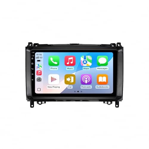 Autonavigation Car Radio Multimedia Player für Benz Viano 2 W639 2003-2015 Apple Carplay & Android Auto mit OTA-Updates, Mirror Link, Sprachsteuerung, GPS-Navigation, Bluetooth, 4 Kern 2G+32G