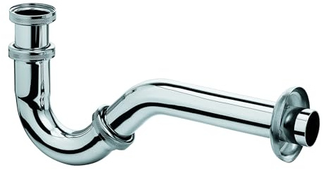 Kludi Bad Sifone 1031105-00 Bidet-Rohr-Sifon G 1 1/4 chrom