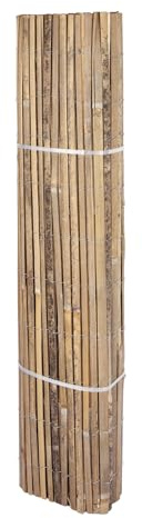 Windhager Sichtschutzmatte Mitake, Zaunmatte aus Bambus, Bambusmatte, Sichtschutz-Zaun aus naturbelassenen Bambus, Blickschutz, 180 x 300 cm, 06689, Natur