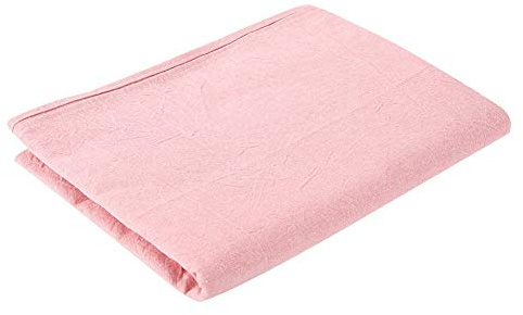 Sonew Massageliege Bezug, Wiederverwendbare Kosmetikliege Bezug mit Gesichtsatmungsloch Beauty Massage Bettwäsche(Pink)