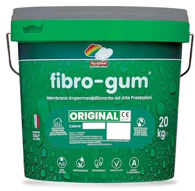 FIBROGUM ORIGINAL GRIGIO 20 KG - Membrana Impermeabilizzante ad Alte Prestazioni
