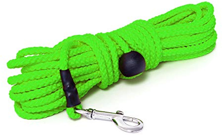 Mystique® Nylon Feldleine rund 7mm neon grün (Standard, 30m)