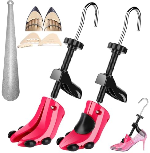 JJDPARTS High Heel Shoe Stretcher, Pair 4-Way Shoe Expander Widener Shoe Tree Extender for Women