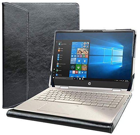 Alapmk Protective Case Cover for 14 HP Pavilion x360/Pro C640/Pro C645/Chromebook 14a-naXXXX Laptop, Black