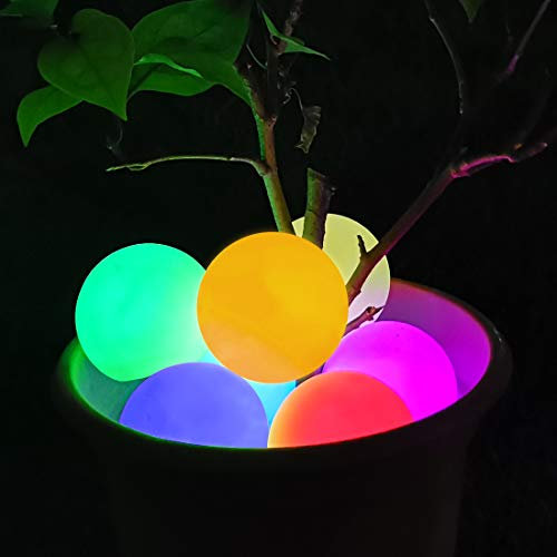 DeeprBlu Floating Pool Light, IP68 Waterproof Hot Tub Lights, RGB Colour Changing LED Bathtub Lights, Bath Lighting Up Ball Light for Gift, Indoor and Outdoor Decor-4pcs