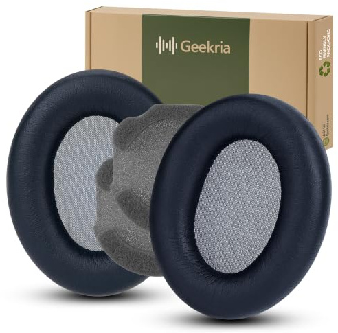 Geekria Replacement Ear Pads Compatible with Sony WH-1000XM4 Wireless Headphones Ear Cushions, Repair Parts (Blue)