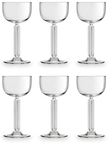 Libbey Modern America Cocktail Glass - 220 ml / 22 cl - Pack of 6 - Dishwasher Safe - Perfect for a Cocktail Party at Home