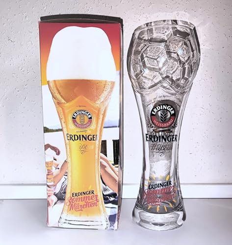 Rahm & AngiesStrickZauber sold: Erdinger / wheat beer glass / trophy glass / summer fairy tale / with box