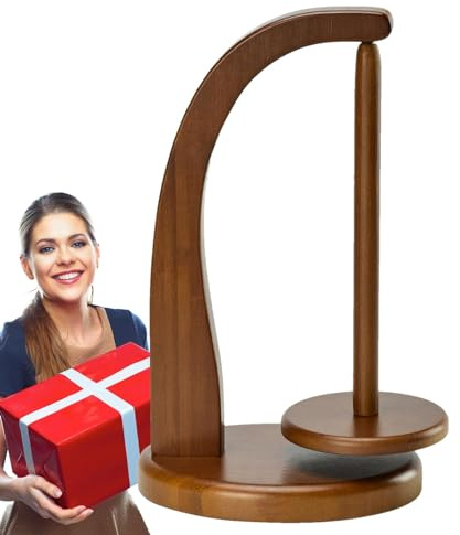 Garnknäuelhalter aus , Spinner-Ständer zum Stricken und Häkeln, magnetischer Garnhalter, drehbarer Garnknäuel, Spindel-Garnhalter, für 2 Garnknäuel, für Liebhaber und Anfänger