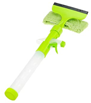 SOESFOUFU Effortless Window Cleaning Water Spray Wiper Glass Cleaning Tool Durable Plastic Squeegee -Free Results