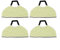 Lot de 4 accessoires de rechange pour aspirateur Shark RV Series AI pour aspirateur Ultra 2 en 1 comprenant des serpillères