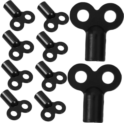 Veemoon 10pcs Radiator Bleed Keys for Air Plumbing and Water Spigot Multi-functional for Enhanced Heater Efficiency Compatible Various Radiator Models