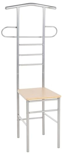 WKIEQACO Home & Garden,Furniture-Gentleman's Valet Chairs 2 pcs Metal