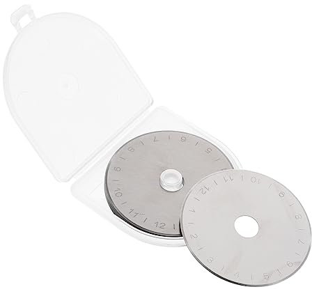 HOODANCOS Cuchillas De Corte Rotatorio Profesionales 45 Mm Para Scrapbooking y Costura, 10 Piezas, Herramienta Rotativa Para Artesanía y Corte De Tela, Uso Manualidades y Hobby