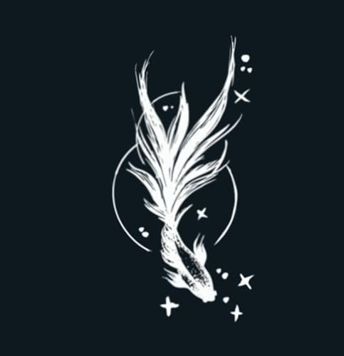 Tatuajes Temporales Adultos De Pez Dorado, Carpa, Herbal, Resistente Al Agua, Con Duración De Dos Semanas, Para Mujer, Semipermanente, Jugo, Clavícula, Masculino, Calcomanias.
