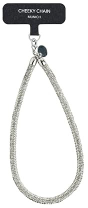 Cheeky Chain Handyanhänger Estelle Silber, one Size