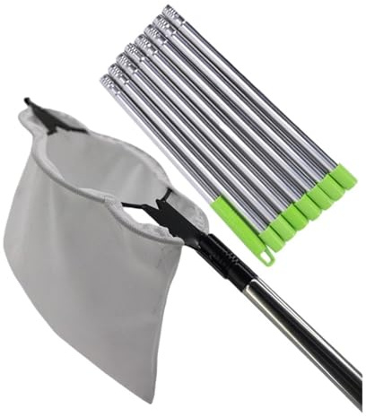 RRYPBOVG Pinza Telescopica Raccoglitore di Frutta a Lama, Raccoglitore ad Alta Quota, Asta telescopica, Strumento for la Raccolta del Giardino(3.2M 8 Sections)