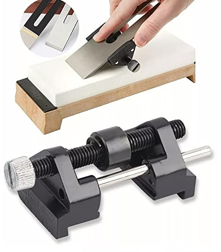 Yctze Burin d'affûtage et Rabots - Gabarit d'affûtage en Fonte et en Acier Inoxydable avec Conception Antidérapante et Meulage des Angles de Lame des Outils de Travail du Bois