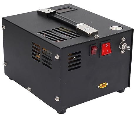 CHICIRIS Compressore D'aria Ad Alta Pressione Pompa Portatile 4500Psi 30mpa per Serbatoio Paintball con Pistola, Compatto e Facile da Usare, per gli Appassionati di Tiro