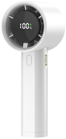 Gettimore Mini ventilateur USB rechargeable 3000 mAh avec base réglable et fonctionnement silencieux pour bureau, dortoir, voyage, noir