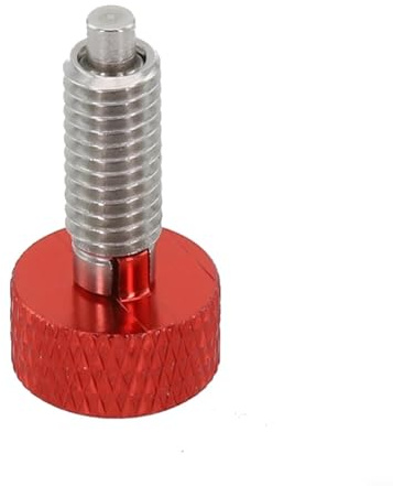 Schnellspanner, Edelstahl, M6 Federstößel, Verriegelungsstift für Werkzeugkasten, Stanzformen, Automobil- und Elektrogebrauch (Burgundy-M6)