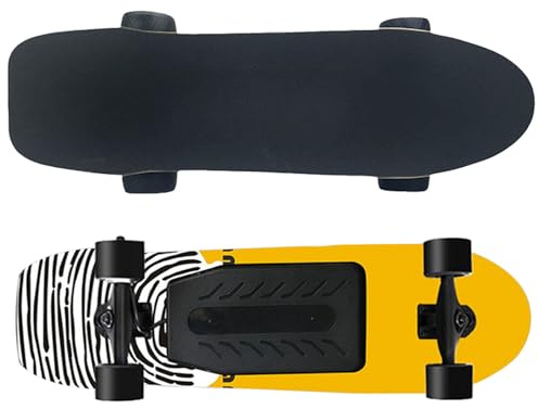 Elektro Skateboard, vierrädriges Longboard mit EIN-/Doppel-nabenmotoren, wasserdichtes, 22-40km/h, stoßabsorbierendes Skateboard, maximale belastung 80-150kg Dual-Drive-24km