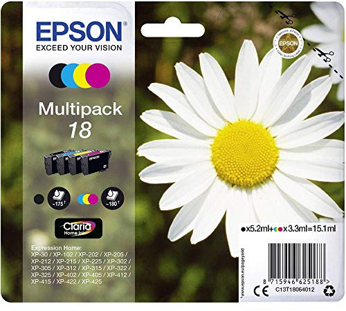 Epson C13T18064012 Original Tintenpatronen Pack of 1