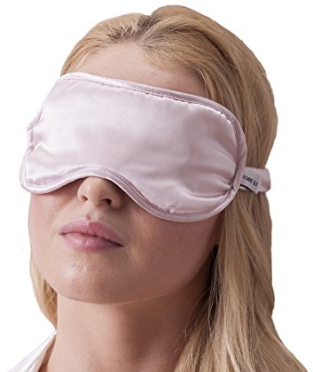 Jasmine Silk Luxus 100% Seide Schlafmaske Augenmaske Reisen Silk eye mask - Pink