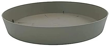 Plastiken TES - Plato Redondo, diámetro de 24 cm, Color taupé