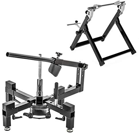 Reifenmontiergerät Set für Chopper/Custombike + Wuchtbock sw CB25520