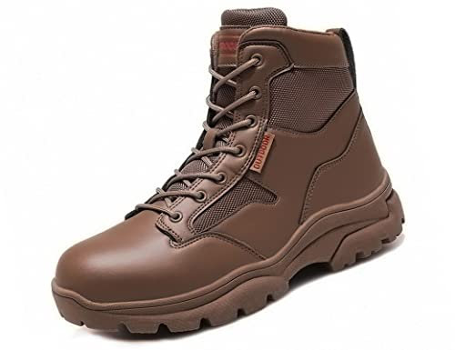 IYVW AS33 A10 Herren Trekking Wanderhalbschuhe Braun 47EU